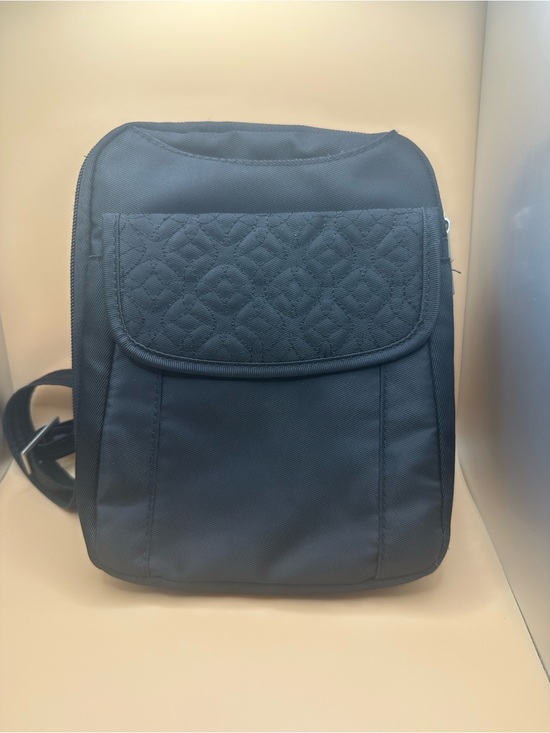 Travelon Handbags - Travelon Black Quilted-Front Crossbody Bag